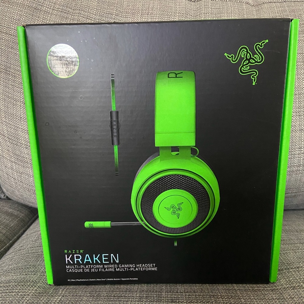 Razer Kraken wired gaming headset Green